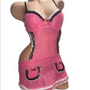 Victoria’s Secret Pink Apron Teddy 38 C